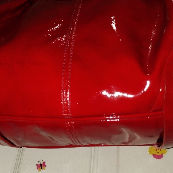 Dooney & Bourke - RARE!!! VINTAGE! RED Hayden Panettiere It Girl Bag! - Picture 7 of 16